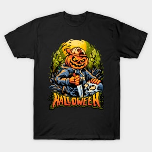 Stickers Halloween Drunk skull Sticker T-Shirt